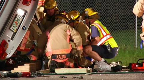 High Speed Rollover SPFR#5 Stock Footage 937165