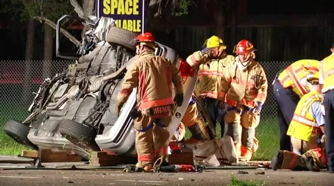 High Speed Rollover SPFR#7 Stock Footage 936865