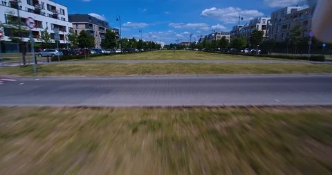 High Speed Shot From A Drone Flying Close To The Ground Stock Footage 90259839