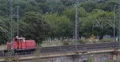High Speed Small Diesel Shunt Locomotive Passing Marshalling Manoeuvre Railroad 4k or 4k+ Resolution