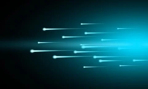 High speed. space with comets dark background.	 Stock Illustration