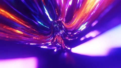 High Speed Space Warp 3d Render Animation in Seamless Looping. Stock Footage 235228841
