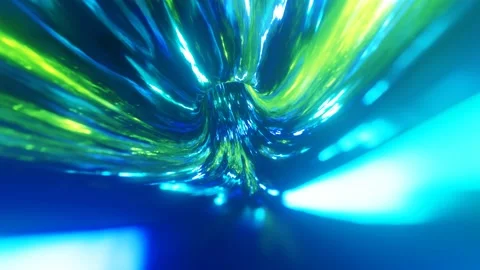 High Speed Space Warp 3d Render Animation in Seamless Looping. Stock Footage 235228842