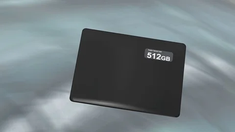 High speed SSD computer storage Stock Footage 72760608