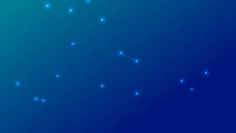 High speed sudden node connection Stock Footage 125025895