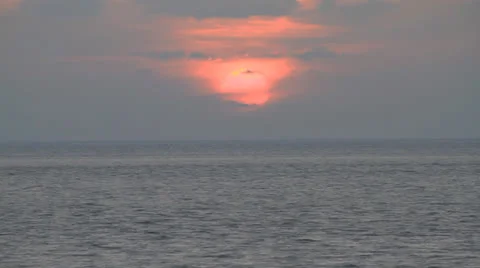 High speed sunset on the sea. Stock Footage 22720627