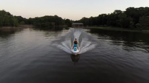 High speed take off jet ski Stock-Footage 50446891