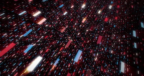 High Speed Technology Data Stream VFX Background. Stock Footage 327154018
