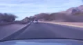 High speed time lapse driving traffic day time mountains and foothills - 1 HD 동영상