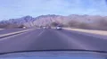 High speed time lapse driving traffic day time mountains and foothills - 5 HD 동영상