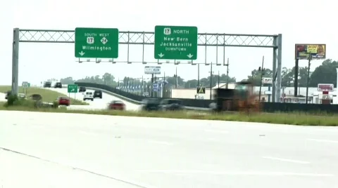 High Speed Traffic Stock Footage 509798