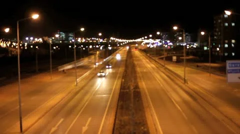 High speed traffic Stock Footage 22009770