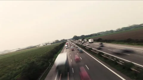 High Speed Traffic 库存影片 54184540