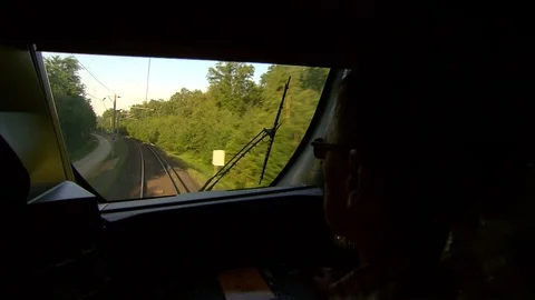 High Speed Train in Belgium Stock Footage 87172769