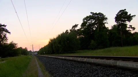 High Speed Train in Belgium Stock Footage 87172917