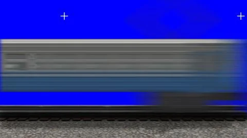 High speed train with chroma background Illustration