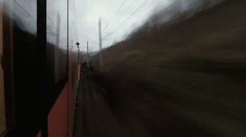 High speed train Stock Footage 58113112