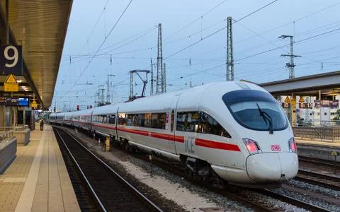 High-speed train ICE T of German railway company Deutsche Bahn Stock-Fotos