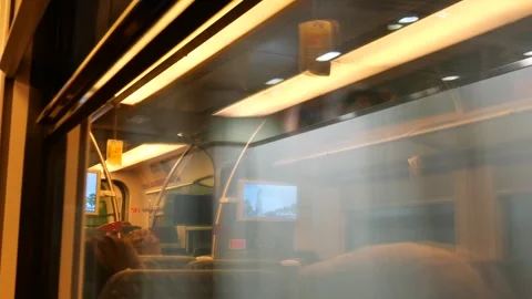 High-speed train at Kuala Lumpur International Airport Stock Footage 255281341