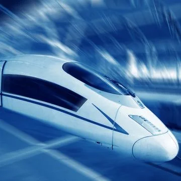 High speed train.. Stock Photos