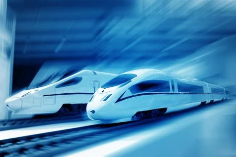 High speed train Stock Photos