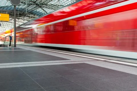 High speed train 库存照片