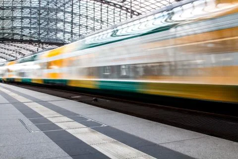 High speed train 库存照片