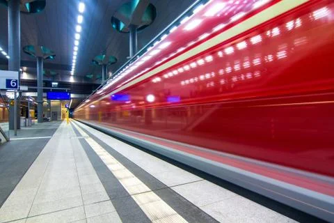 High speed train 库存照片