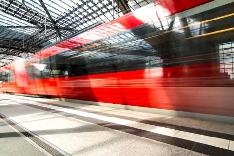 High speed train 库存照片