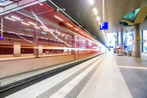 High speed train 库存照片