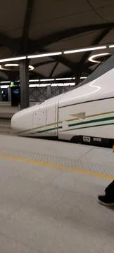 High-speed train 库存照片