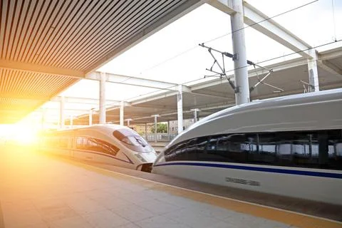 High speed train Stock Photos