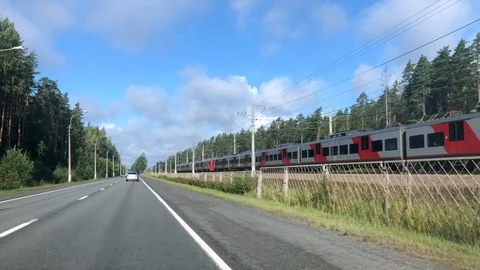 High-speed train Russia 動画素材 116505494