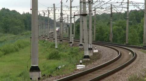 High-speed train "Sapsan" Video stock 39732098