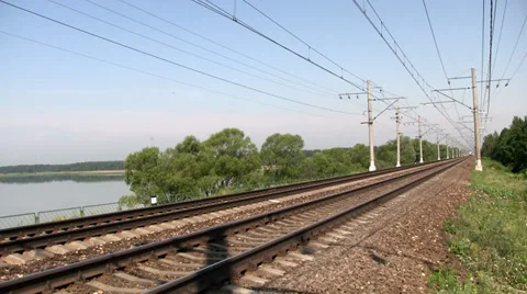 High-speed train "Sapsan" Video stock 39733040