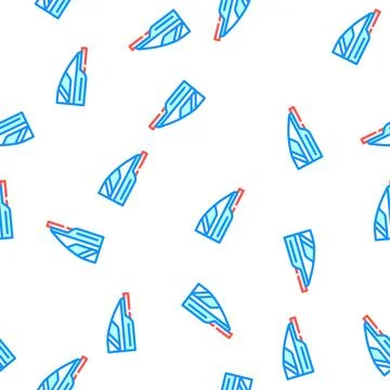 High speed train vector seamless pattern Illustrazione stock