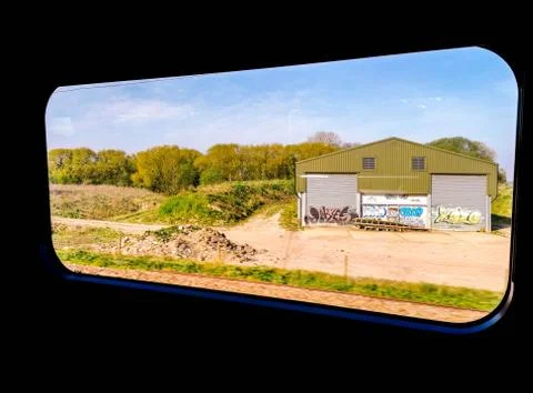 High Speed Train View Stock Photos