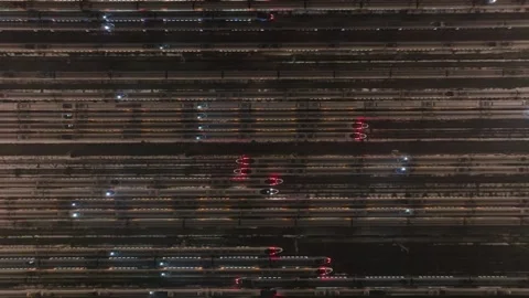 High Speed Trains Cope With Cold Waves in Nanjing, China Stock Footage 259194930