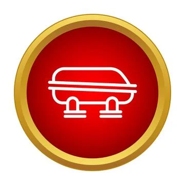 High speed vacuum transport system concept icon Stock Illustration