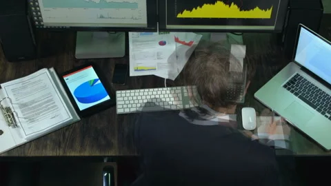 High speed worker  Stock Footage 210629696