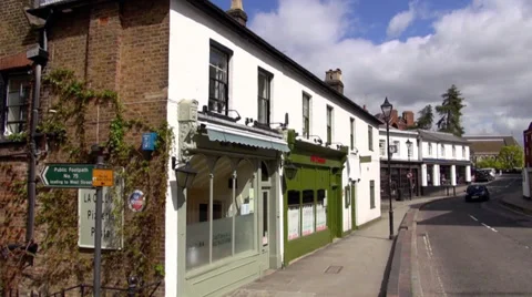 High St Harrow on the Hill Stock Footage 38128574