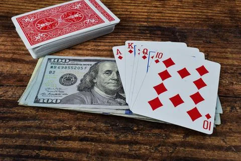 High stakes at hand Stock Photos