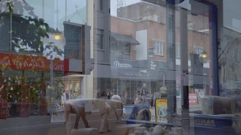 High street Stock Footage 116597778