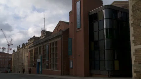 High street Museum Stock Footage 25274359