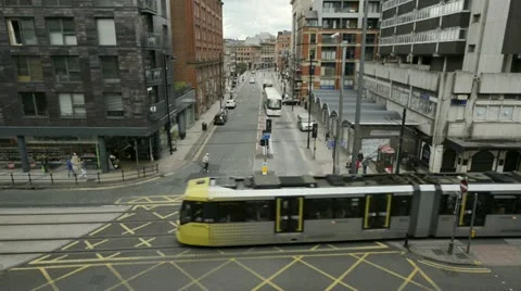 High Street Regular 1, Manchester 库存影片 11292553