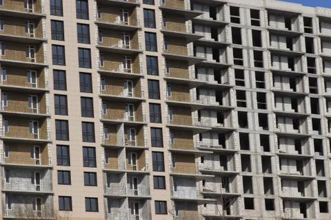 High structure view from the promenade Stock Photos