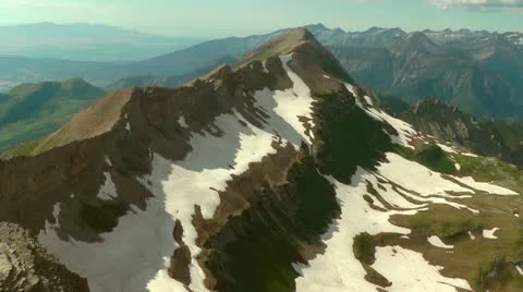 High Summer Rocky Mountains Stock Footage 11283122
