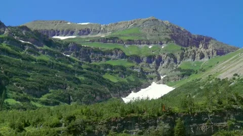 High Summer Rocky Mountains Video stock 11284012