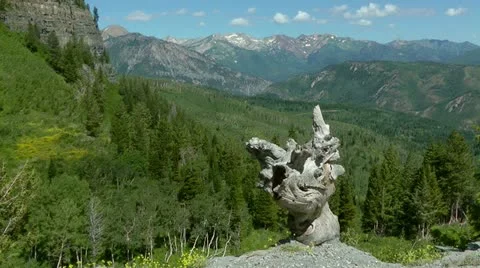 High Summer Rocky Mountains Stock Footage 11284058