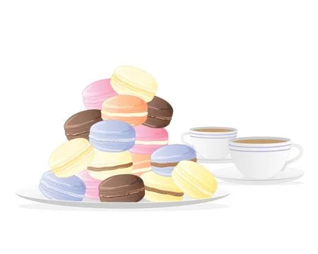 High tea Illustrazione stock